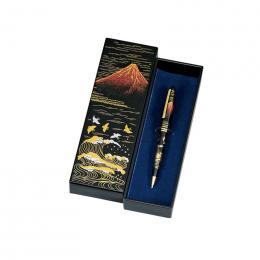 漆芸ボールペン・ケース付　赤富士の商品画像