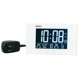 セイコークロック DL215W 電波目覚し時計 Series C3 mono ホワイト (各種記念品向けに名入れ対応可能)の商品画像
