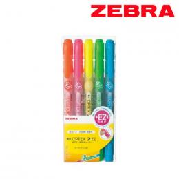 ゼブラ　オプテックス2EZ 蛍光ペン5色セットの商品画像