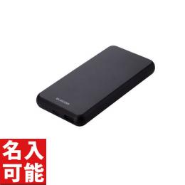 エレコム モバイルバッテリー 10000mAh 15W/3A/入出力(Type-C×1)/出力(USB-A×1) ブラック DE-C38-10000BKの商品画像