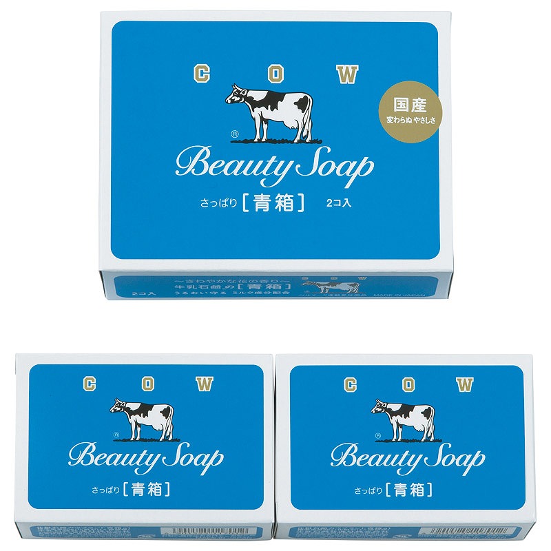 国内配送】 牛乳石鹸BEAUTY SOAP 5箱500個入り85g 化粧石鹸カウ 