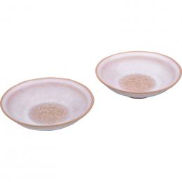 萩焼　ガラス釉　モモイロ ペア小鉢の商品画像