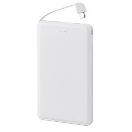 モバイルバッテリー5000mAh(iPhone・USB Type-C用アダプター付)の商品画像