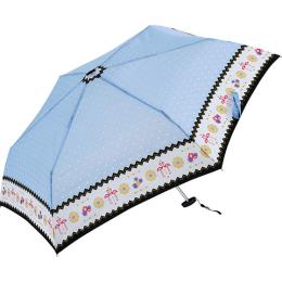 婦人雨傘　フラット　ミニ傘　55cm　フラミンゴの商品画像