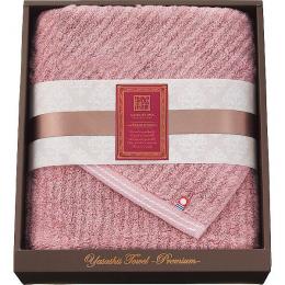 極ふわ やさしいたおる エレガントライン ロングバスタオル　ピンクの商品画像