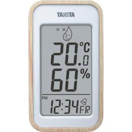 タニタ デジタル温湿度計　ナチュラルの商品画像
