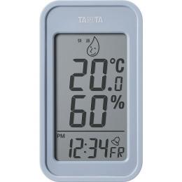 デジタル温湿度計　ブルーグレーの商品画像