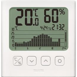 タニタ グラフ付きデジタル温湿度計の商品画像