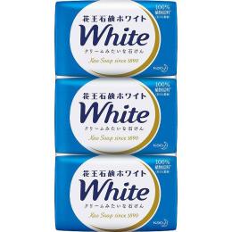 花王 石鹸ホワイト普通サイズ(3個)　ホワイトの商品画像