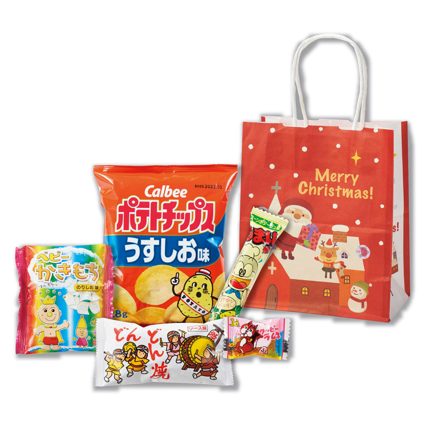 プレゼントサンタお菓子5点セット お菓子 ブーツ お店がどっとこむ 景品 イベント D21ss