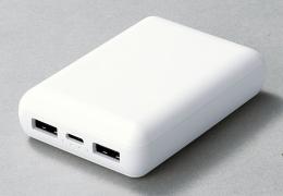 コンパクトモバイルバッテリー10000mAh ホワイトの商品画像