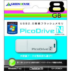 USBメモリー ピコドライブN 8GBの商品画像